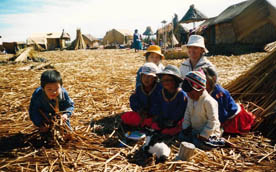 PUNO: TITICACA LAKE, FLOATING ISLAND OF THE UROS AND ISLAND OF TAQUILE